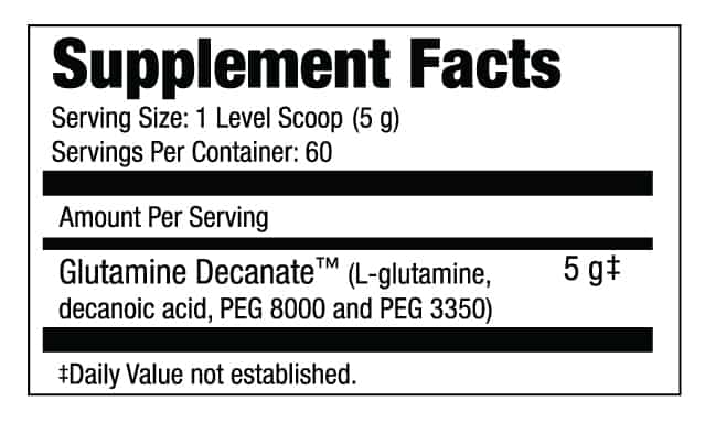 Glutamine Decanate · 300 gr MuscleMeds - Imagen 2