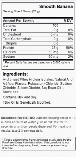 Alternative view of ISO 100 1.43 lb Dymatize Nutrition