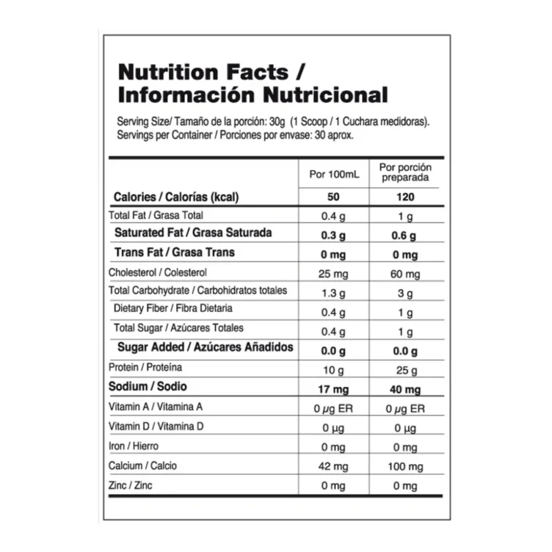 Alternative view of 100% Whey Elite Vainilla 2 Lb Vitanas