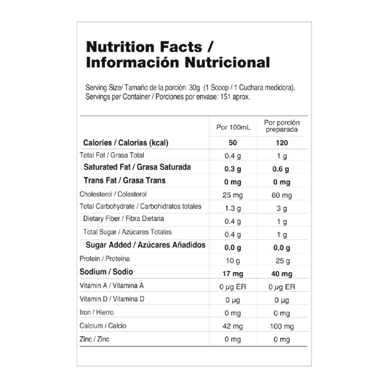 Alternative view of 100% Whey Elite Vainilla 10 Lb Vitanas